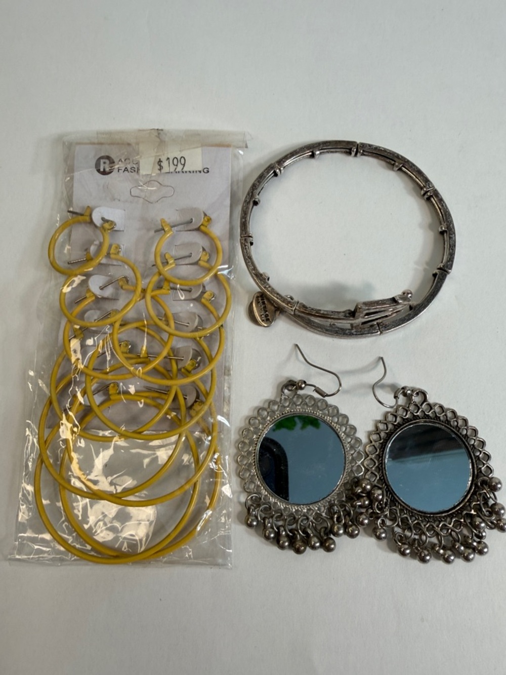 Yellow Hoop Earrings - Fashion Accessory Pack